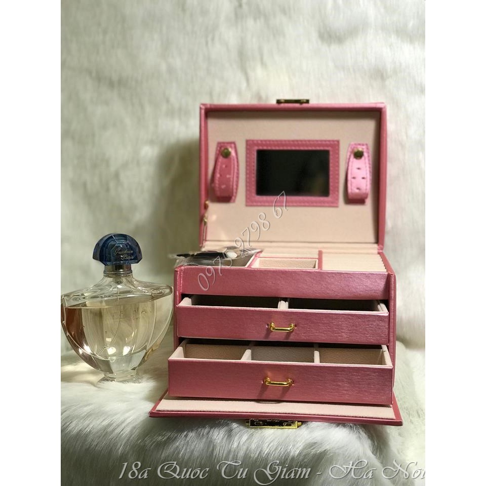 Cốp đựng trang sức 3 tầng