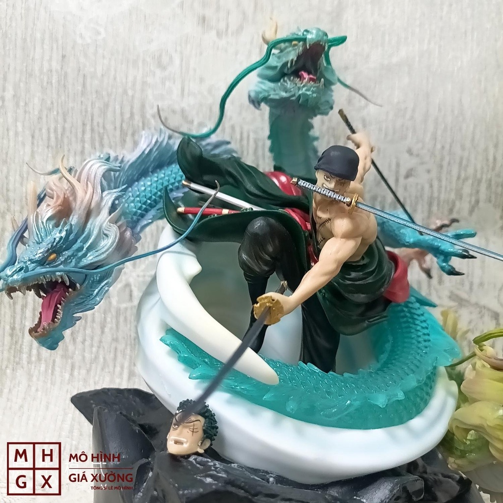 Mô hình One Piece Zoro Tam Long wano cao 26cm , trạng thái chiến đấu , figure mô hình one piece  giá xưởng