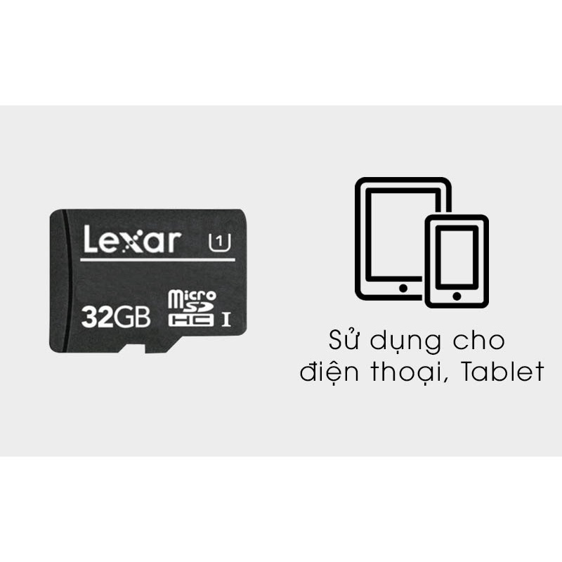 Thẻ Nhớ LEXAR Micro SDXC 32GB, 64GB,128GB Class 10 Chính Hãng