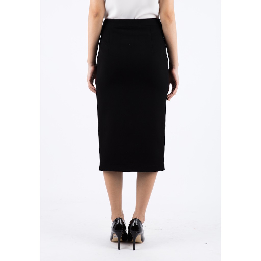 [Mã FASHIONMALLT4 giảm 15% đơn 150k] De Leah - Chân Váy Midi Cúc Bọc - Thời trang thiết kế | BigBuy360 - bigbuy360.vn