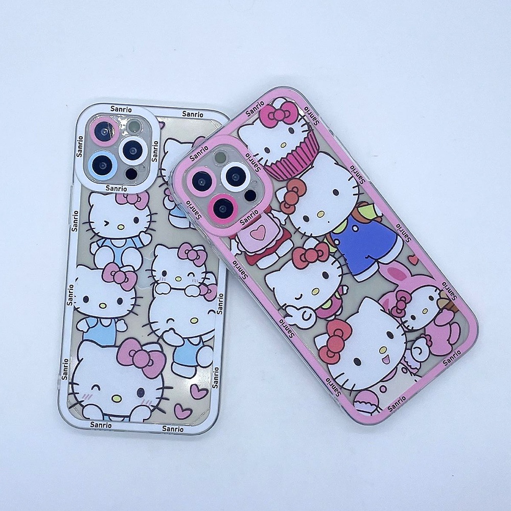 Ốp Điện Thoại TPU Mềm Chống Sốc Hình kuromi HELLO KITTY Cho IPhone 14 12 PRO 12Promax mini 11 PRO Max 13 PRO 13PROMAX Xs Max XR 7 8 Plus