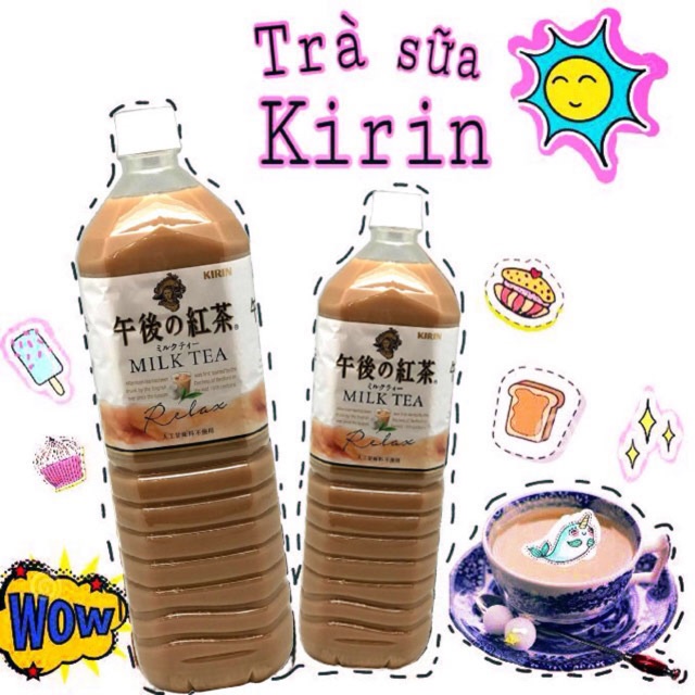 Trà sữa Kirin chai 1.5 lit MỚI - Nhật Bản