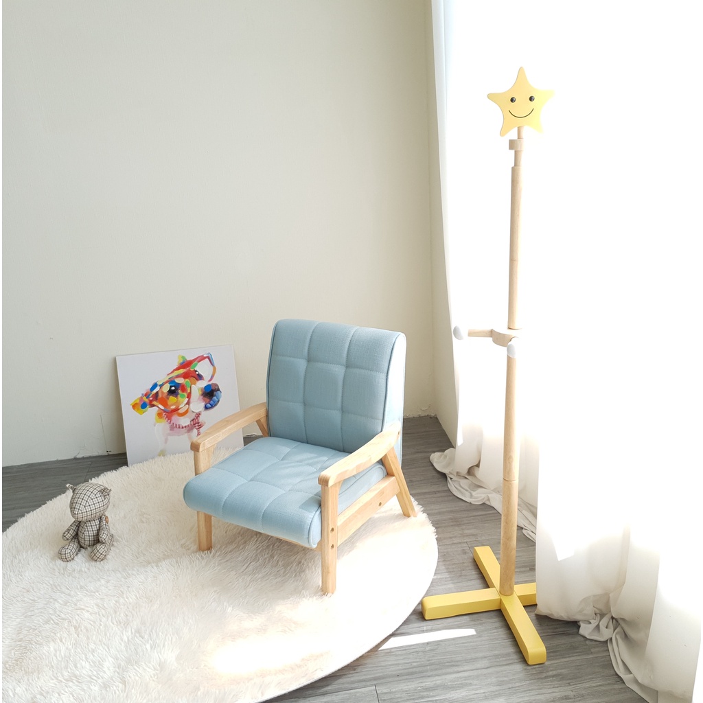 Ghế sofa tay gỗ trẻ em BNS 8010-1P