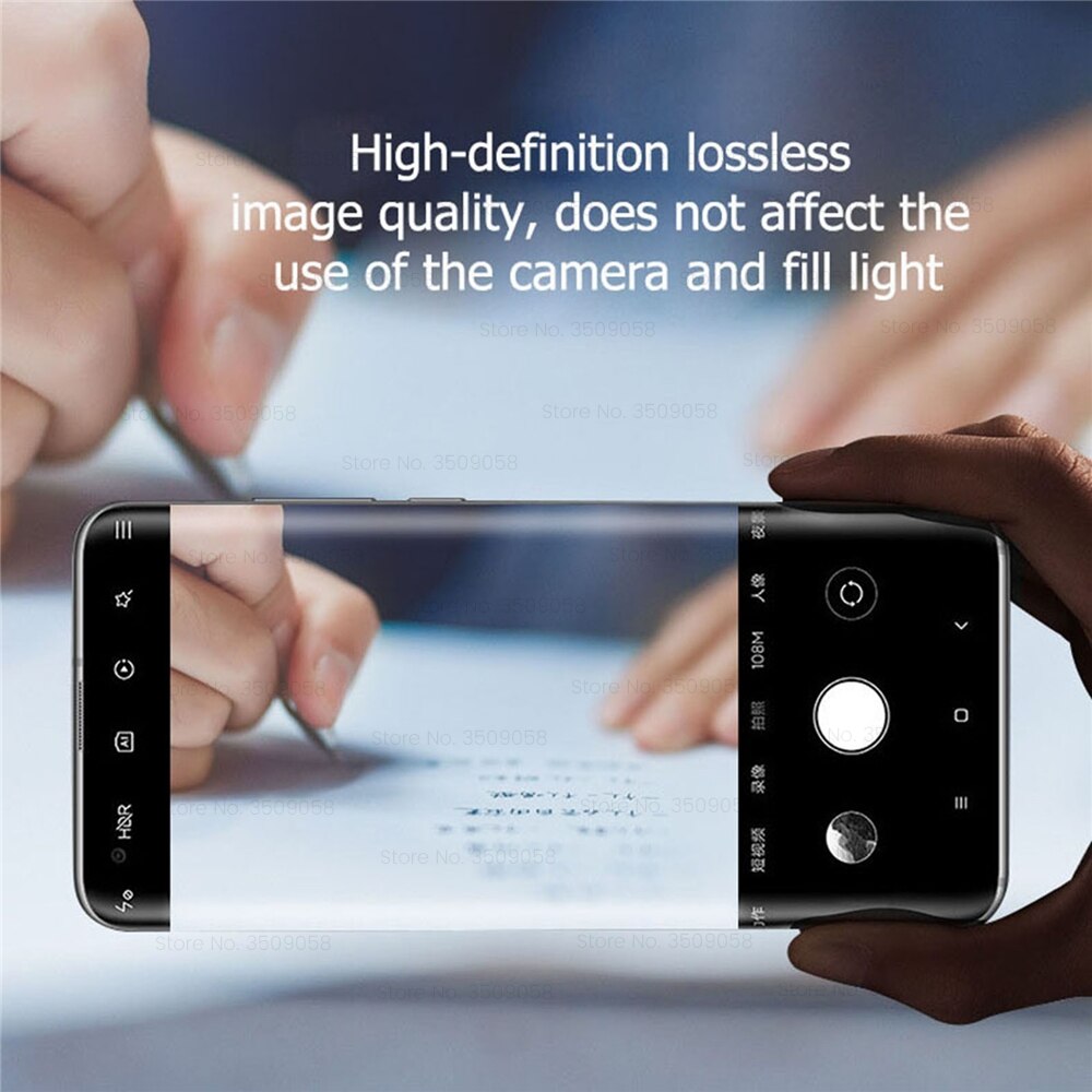 Kính Cường Lực 3d Viền Cong Bảo Vệ camera Sau Cho samsung galaxy s24 s23 s22 s21 ultra fe a14 a54 m14 m54 4g 5g