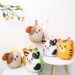 Balo cho bé hình hộp thiết kế họa tiết động vật  ngộ nghĩnh đáng yêu