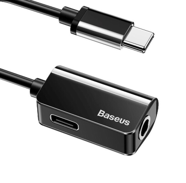 Jack chuyển tai nghe Type C Baseus L40 vừa nghe vừa sạc
