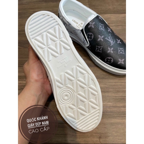 Giày lười slipon Lv siêu cấp . Giày thể thao nam full hộp