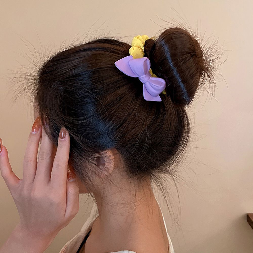 Dây buộc tóc co giãn đính chuông và quả dứa phong cách Hàn Quốc cổ điển cho nữ