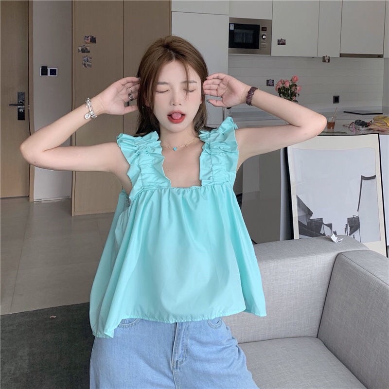 🚸🚸ÁO DÂY BẢN TO NHÚN BÈO CỰC YÊU.🚸🚸VỀ ĐỦ MÀU LUÔN KHÁCH ƠI,THA HỒ DIỆN XINH ƠI LÀ XINH
