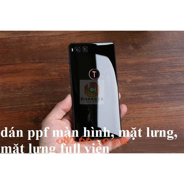 Dán PPF Smartisan nut R1 bóng, nhám cho màn hình, mặt lưng, full lưng viền siêu bảo vệ