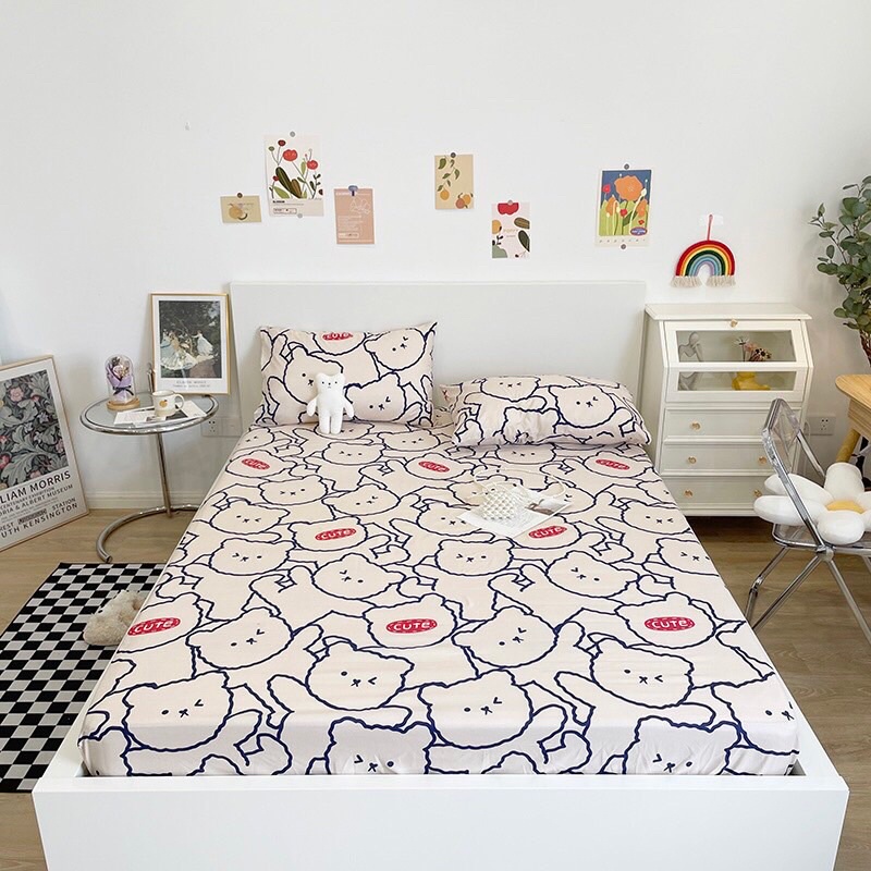 Set chăn ga poly nhập khẩu 3 món