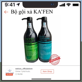 Cặp dầu gội xả KAFEN 800ML Phục Hồi Tóc Khô Xơ, Hư Tổn | Hàng Chính Hãng CT31