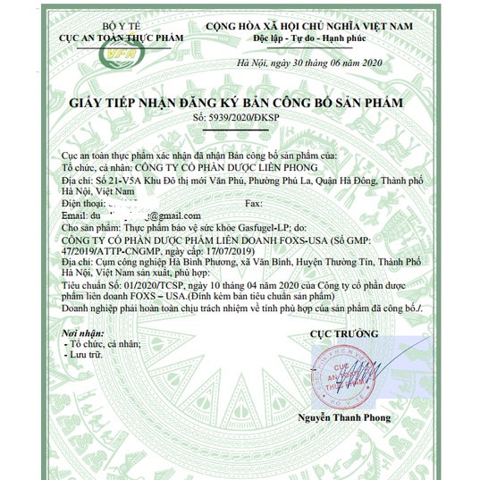 Gel giảm đau dạ dày Gasfugel LP - giúp giảm ợ hơi, đầy bụng, trào ngược thực quản hiệu quả - Hộp 20 gói