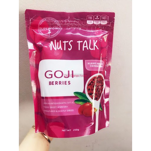 kỷ tử đỏ sấy khô hàn quốc 250g Goji berry Only Nature date 8 2022 mới nhất