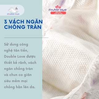 Combo 2 bịch bỉm dán Double Love đủ size S/M/L/XL
