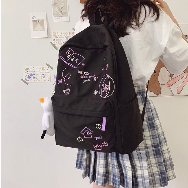 Balo Đi Học Thiết Kế Dễ Thương Dành Cho Nữ Sinh