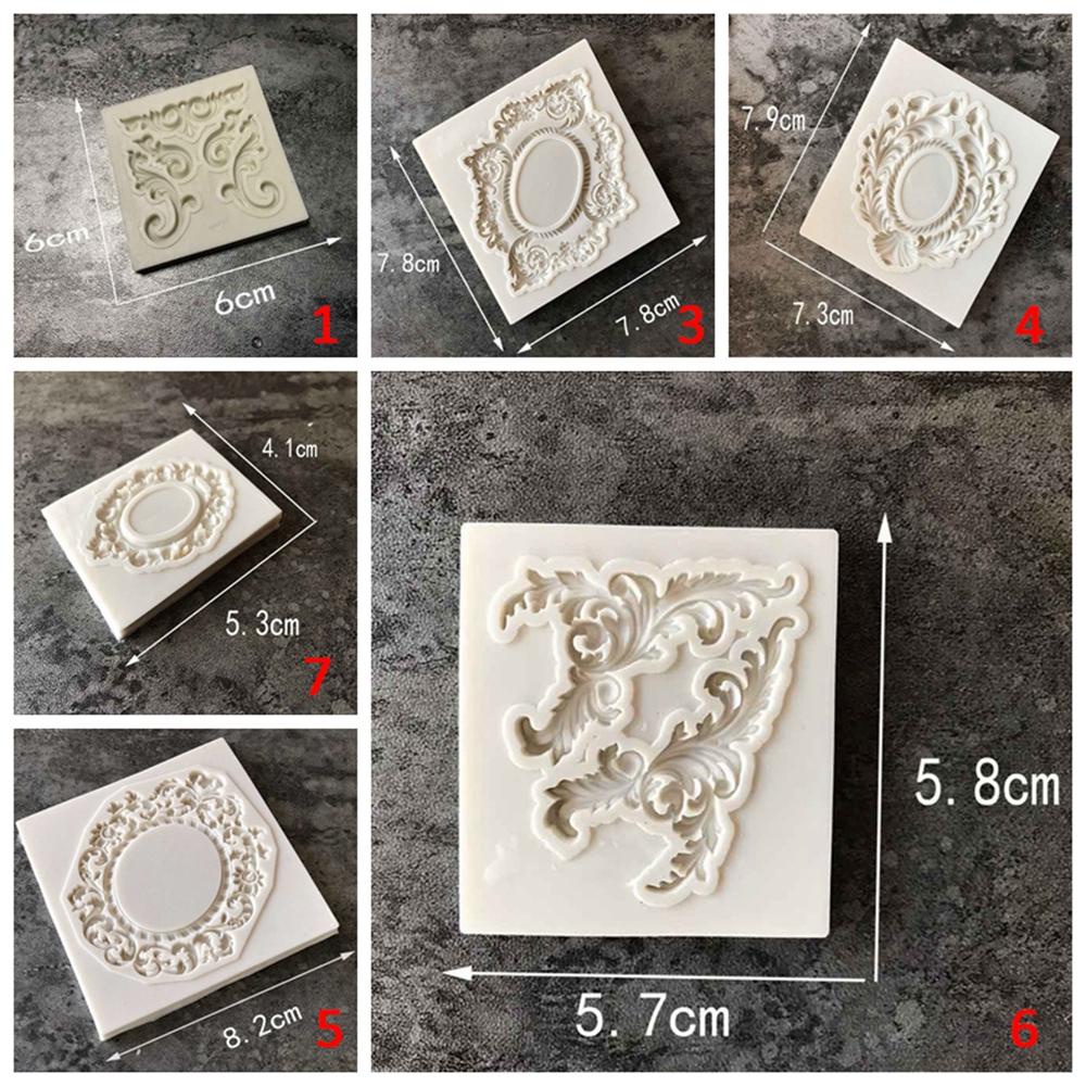 Khuôn Làm Bánh / Xà Phòng / Sô Cô La Hình Khung Ảnh Cổ Điển DIY
