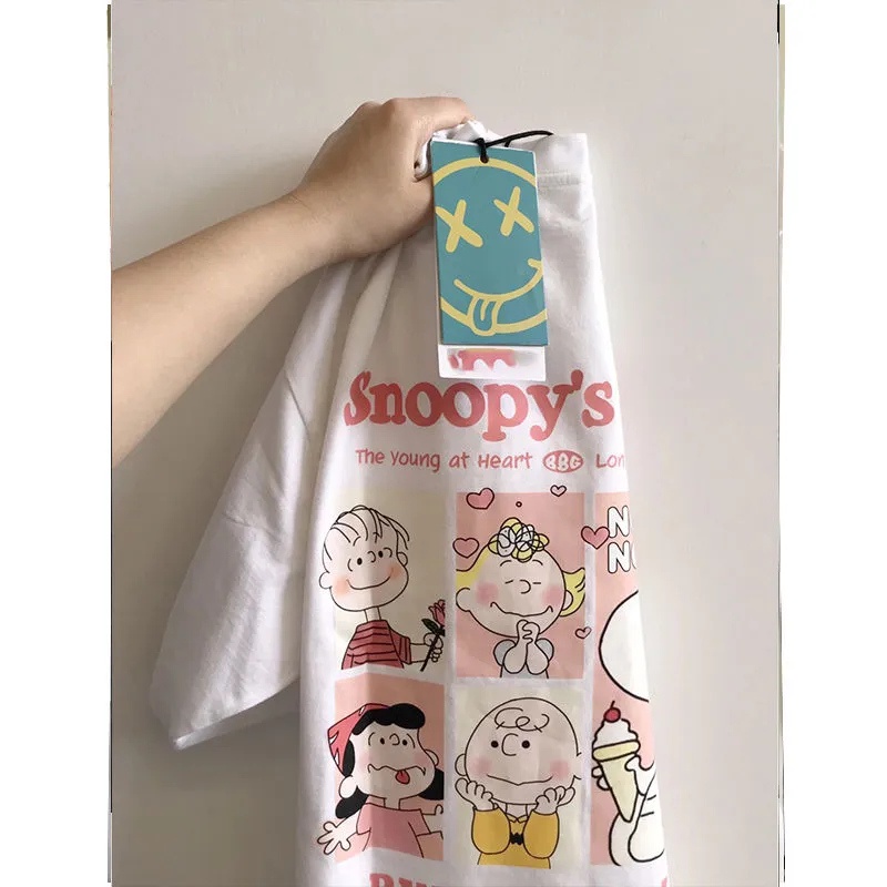 NRVP Áo Thun 100% Cotton Dáng Rộng Thời Trang Hàn Quốc Cho Nữ