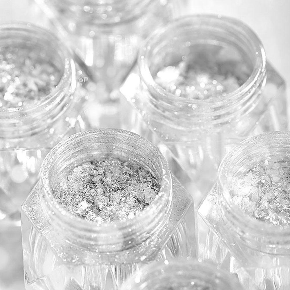 AROMA Bột Kim Tuyến 3D Lấp Lánh Màu Sắc Tươi Sáng Trang Trí Móng Nghệ Thuật