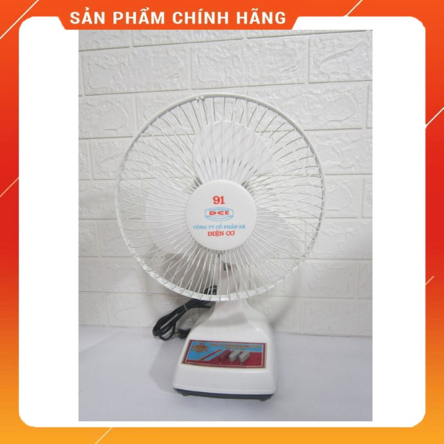 Quạt Bàn mini Điện Cơ 91 QB 230mm Nhỏ Gọn, Tiện Dụng