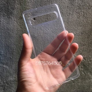 Ốp lưng dẻo cho Samsung Galaxy S10 5G Silicon trong suốt ( Loại tốt )