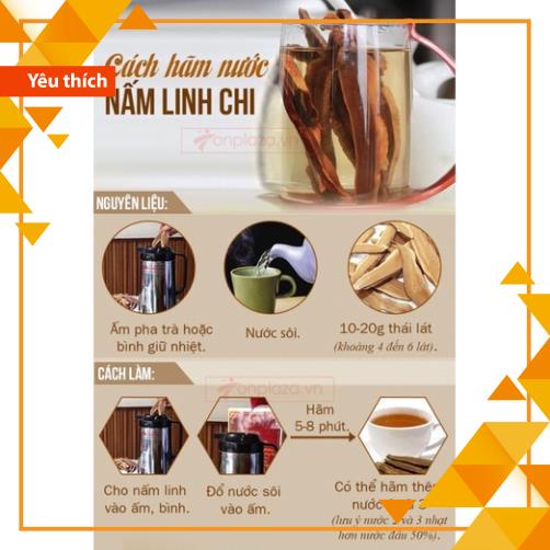 Nấm Linh Chi Thái Lát Túi UHAK Hàn Quốc - Chính Hãng