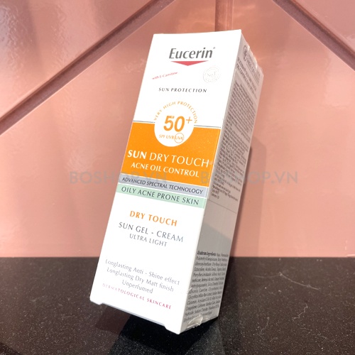 Eucerin Kem Chống Nắng Kiểm Soát Nhờn Sun Oil Control Dry Touch SPF50+ 50ml