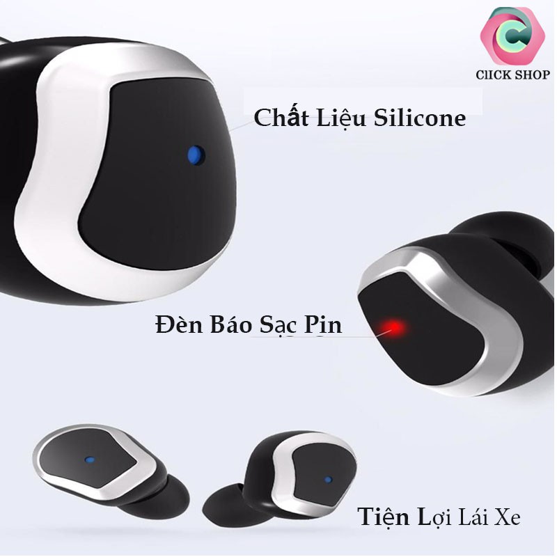 Joyroom t01 Tai nghe bluetooth ioyroom t01 dòng 2 tai có kèm đốc sạc- tai nghe không dây t01 với đốc sạc tích hợp pin