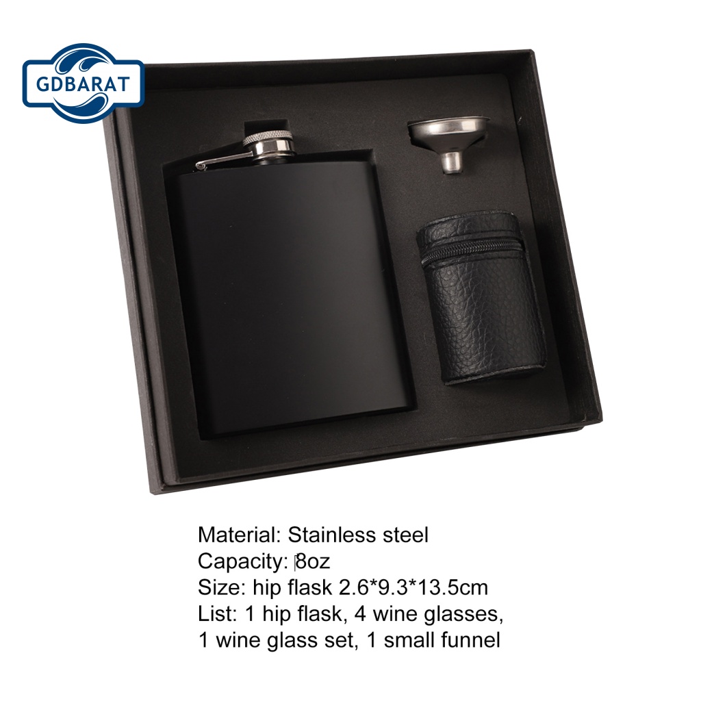 1 Bộ Bình Đựng Rượu 7oz Chống Sốc &amp; Rò Rỉ