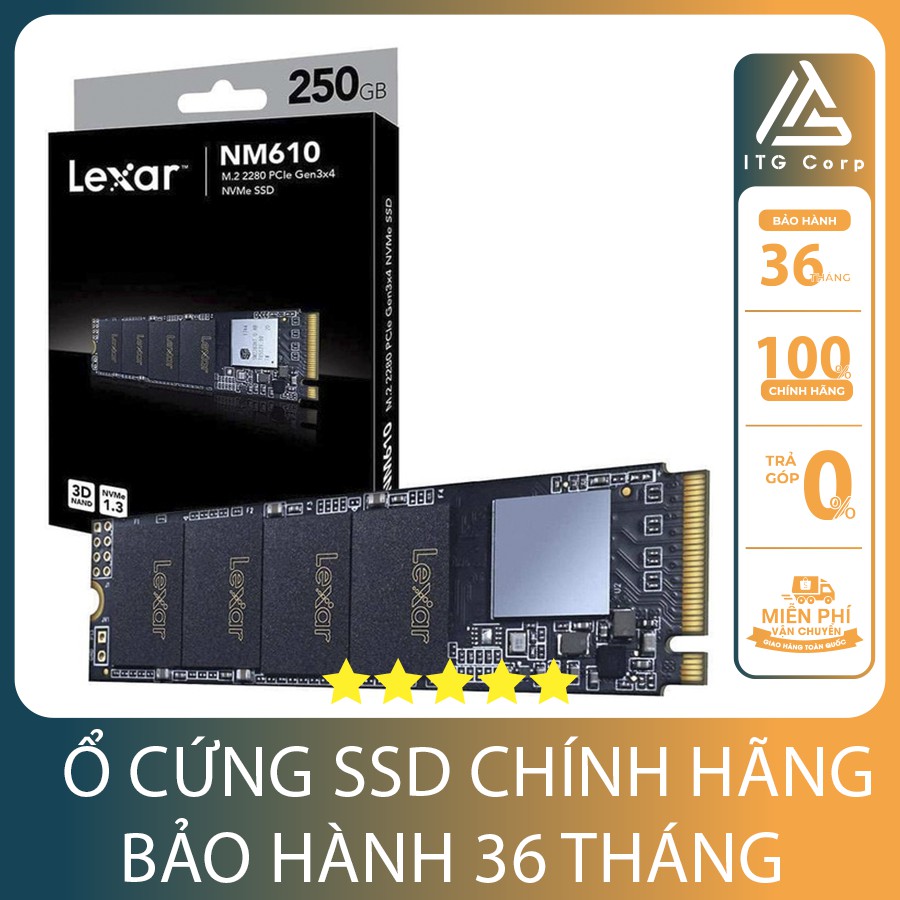 Ổ Cứng SSD LEXAR M2 2280 NVME 250GB LNM610 250RB