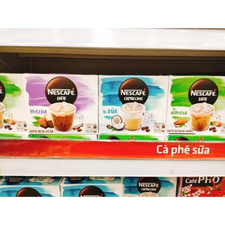 Cà Phê Hòa Tan Nescafé Latte Sữa Hạt Vị Hạnh Nhân,hạt phỉ hộp 240g