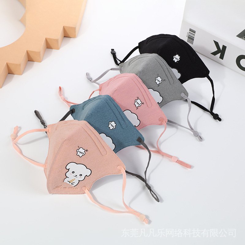 Khẩu Trang cotton 3 Lớp Chống Bụi Thoáng Khí Bảo Vệ Mắt Có Thể Tái Sử Dụng