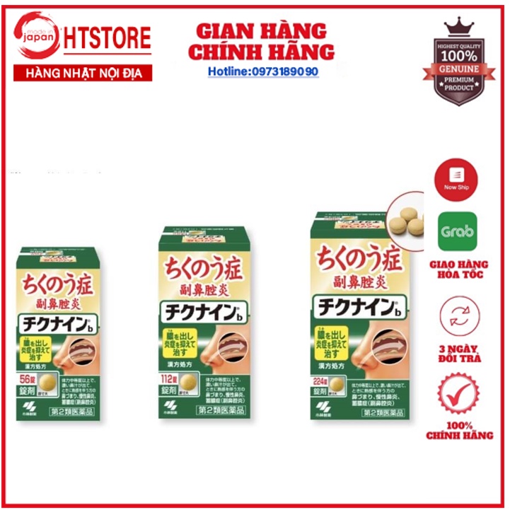 Viên uống xoang Nhật bản Kobayashi Chikunain