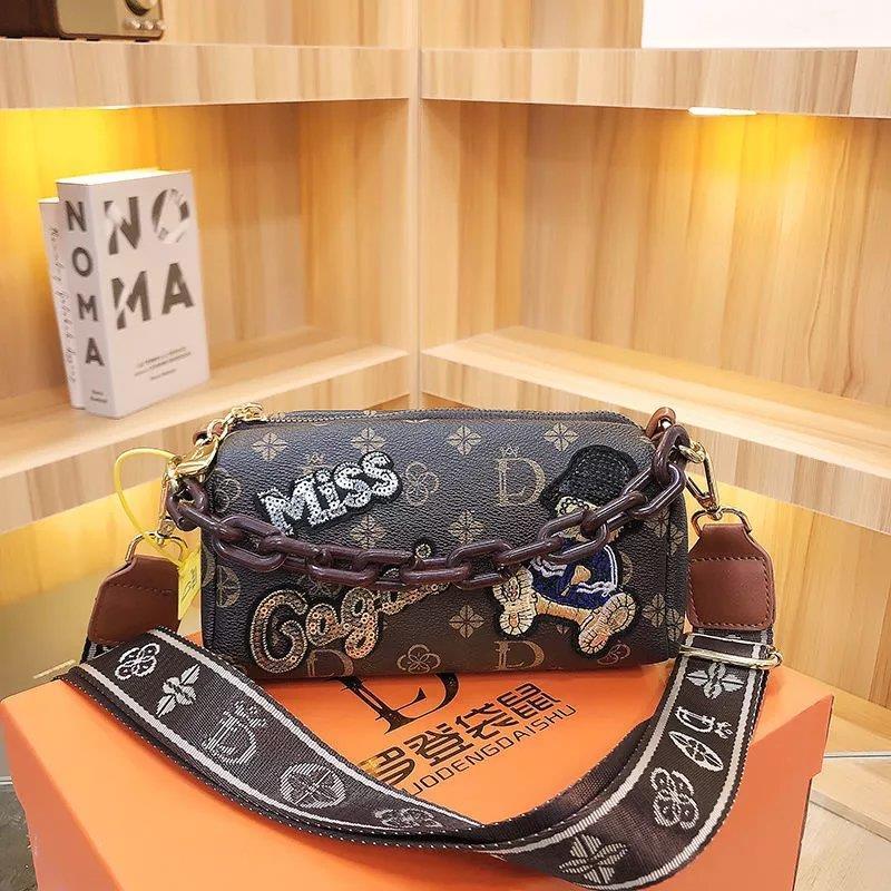 Túi Đeo Chéo Vai Hình Gấu Phong Cách Retro Thời Trang 2022 Dành Cho Nữ