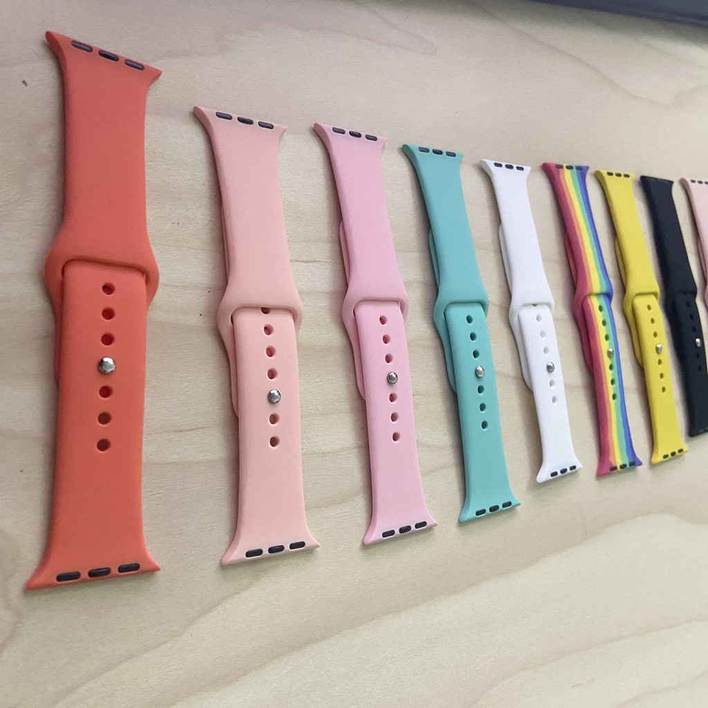 Dây Đeo Apple Watch Sport Band Silicon ( Cao Cấp ) 38mm, 40mm, 42mm và 44mm - Min STORE