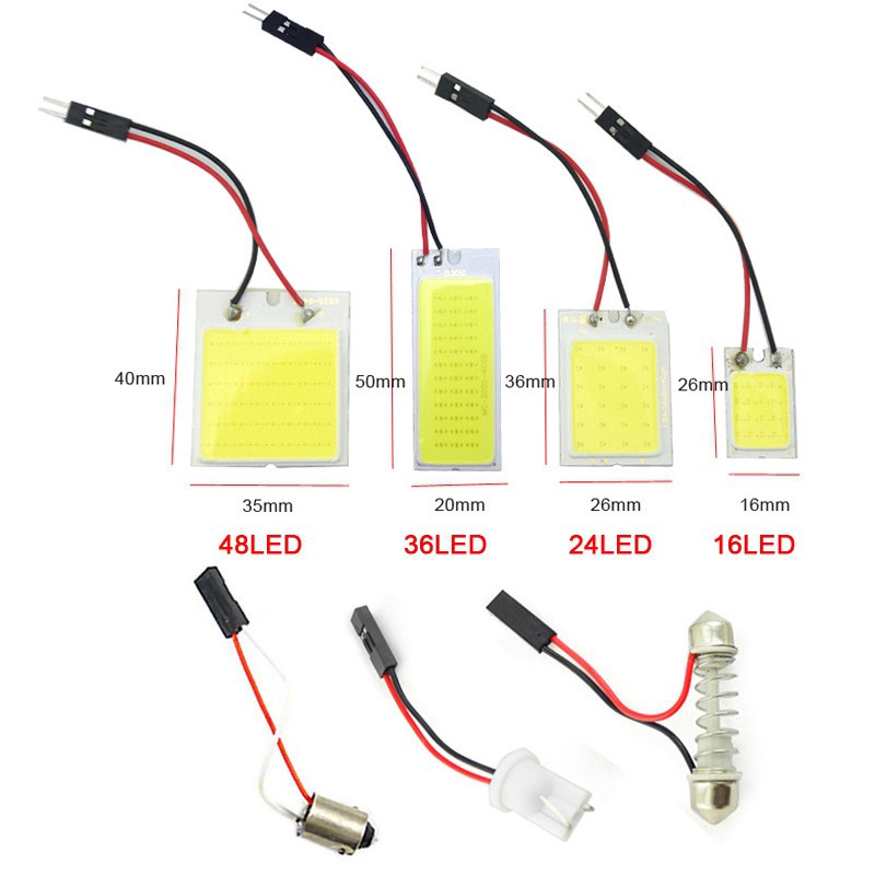 Đèn LED trợ sáng T10 COB chuyên dụng cho xe hơi