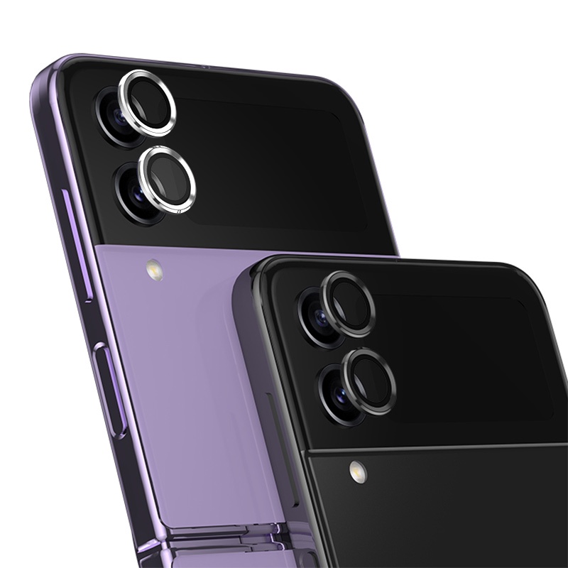 Set 2 Kính Cường Lực Bảo Vệ Ống Kính Máy Ảnh Điện Thoại Samsung Galaxy Z Flip 4 Series HD Trong Suốt