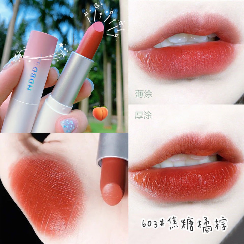 (Hàng Mới Về) Son Lì Dưỡng Ẩm Không Phai Màu Trang Điểm Xinh Xắn Cho Nữ | BigBuy360 - bigbuy360.vn