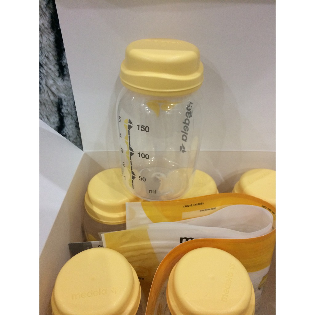 Set 6 Bình trữ sữa MEDELA 150ml - 250ml