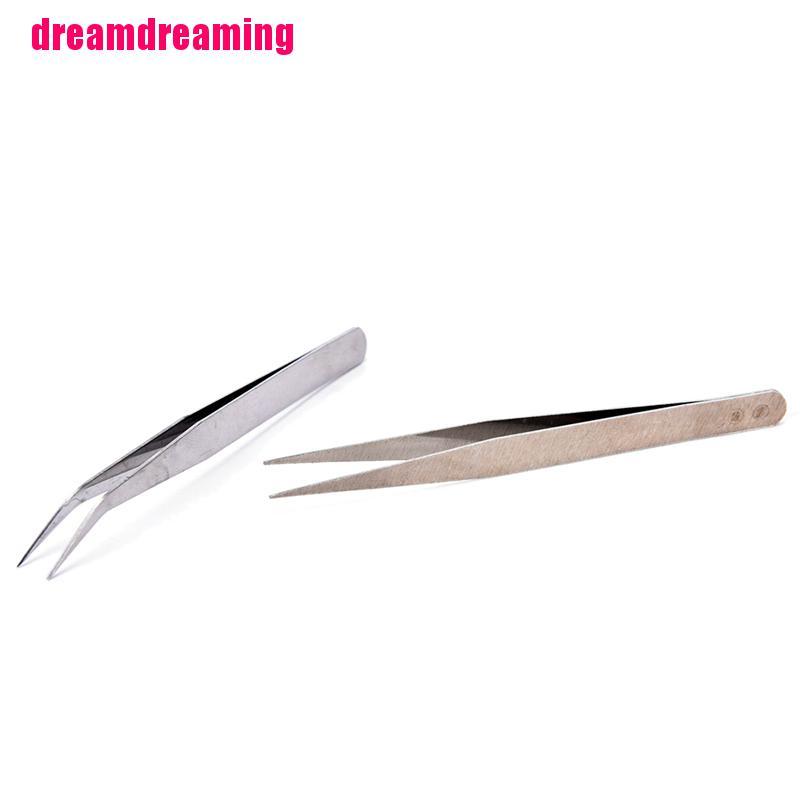 Bộ 2 Nhíp Thẳng Bằng Thép Không Gỉ Đặc Biệt