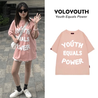 Áo thun local brand yoloyouth cloud tee ss2 / peach hồng đào in nổi