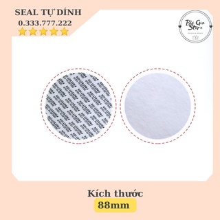 Combo 2 Seal tự dính 88mm dùng cho Hũ Đường Kính 9cm