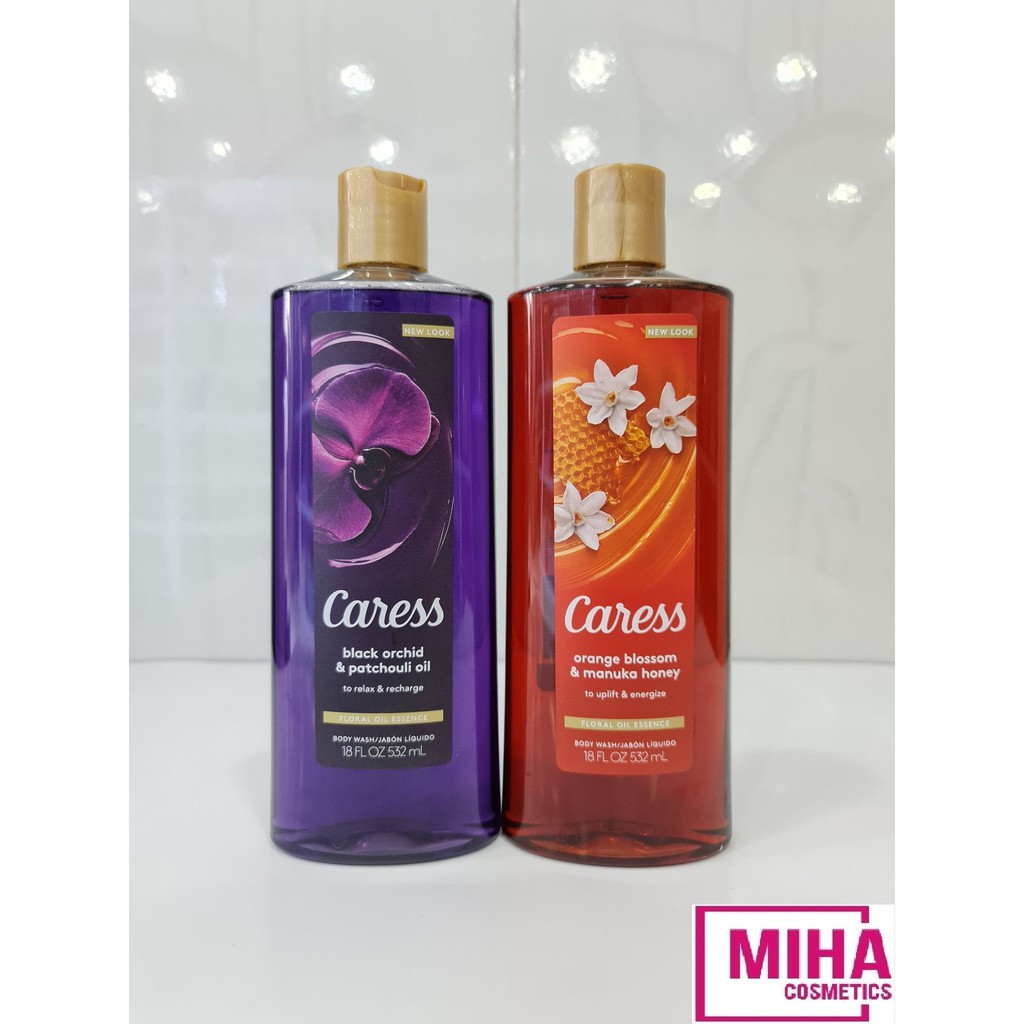 Sữa Tắm Dưỡng Ẩm Trắng Da Hương Nước Hoa Caress 532ml USA