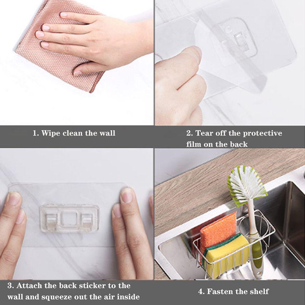 Giỏ Đựng Đồ Dùng Gắn Bồn Rửa Chén Thiết Kế Thoát Nước Tiện Dụng Cho Nhà Tắm