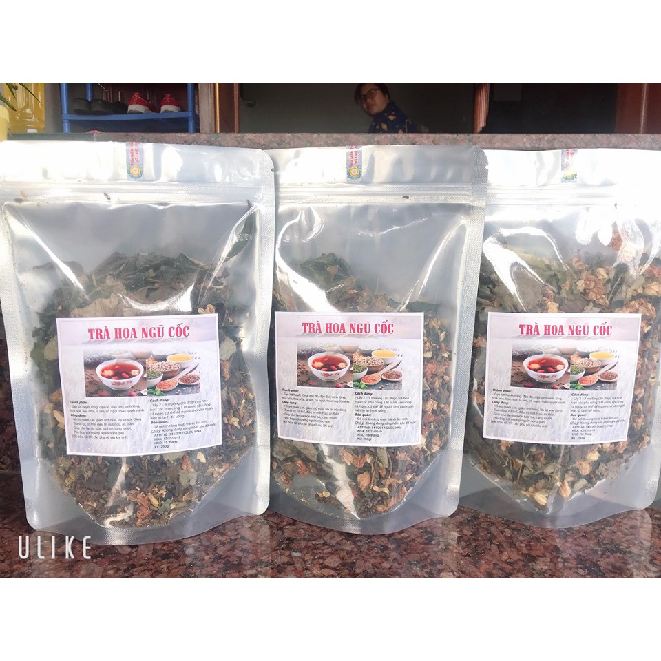 1kg Trà hoa ngũ cốc - túi zip date 18 tháng