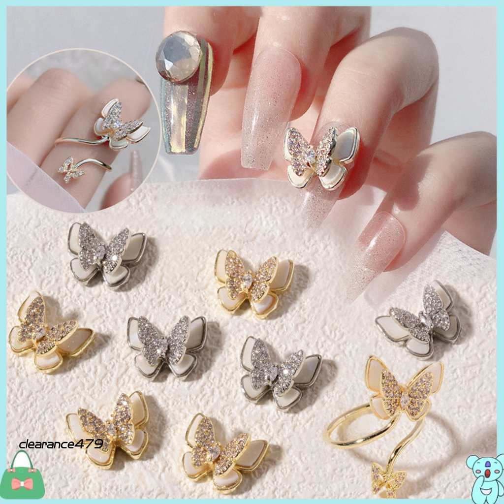 (Hàng Mới Về) Hộp Phụ Kiện Trang Trí Móng Tay Hai Lớp Đính Đá Lấp Lánh Dễ Phối Đồ Dành Cho Nữ 479 | BigBuy360 - bigbuy360.vn