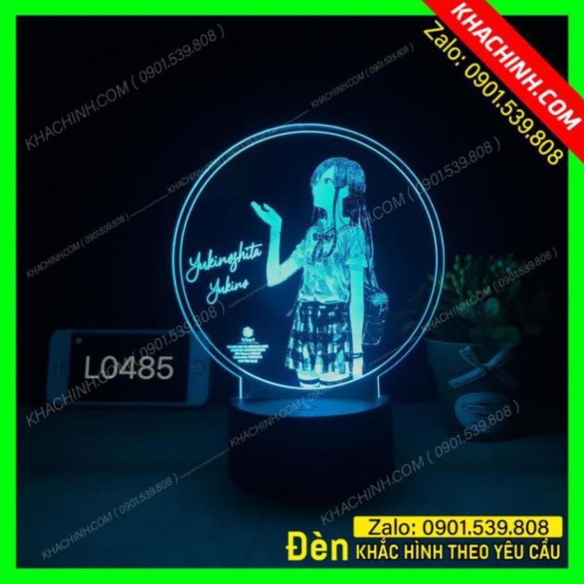 Đèn khắc laser Yukinoshita Yukino mẫu L0485 -Y Nhận làm theo yêu cầu