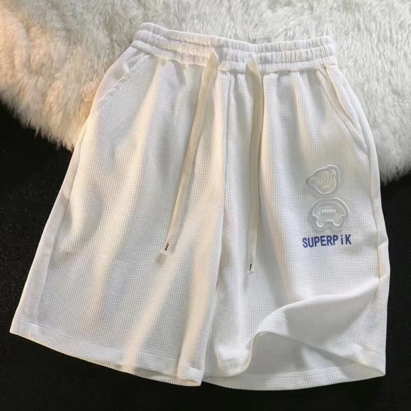 Quần short Nam In Chữ Phong Cách Harajuku Nhật Bản Thời Trang