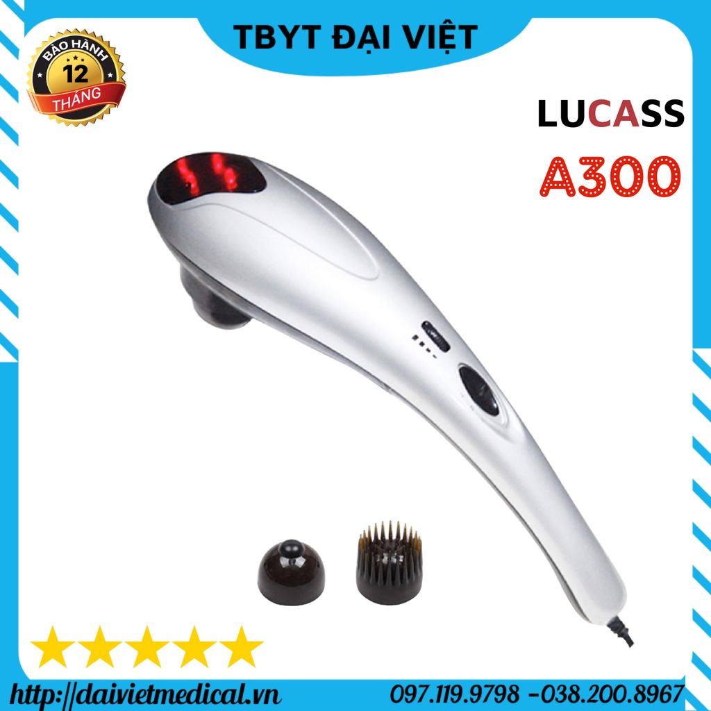 MÁY MASSAGE CẦM TAY LUCASS A300 BẢO HÀNH CHÍNH HÃNG 12 THÁNG