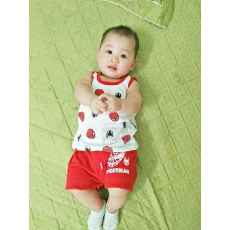 Bộ 3 lỗ Cotton mỏng mát cho bé trai 4-15kg